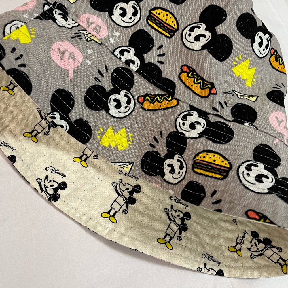Disney artist series Nanako Kanemitsu Mickey Mouse reversible Bucket Hat